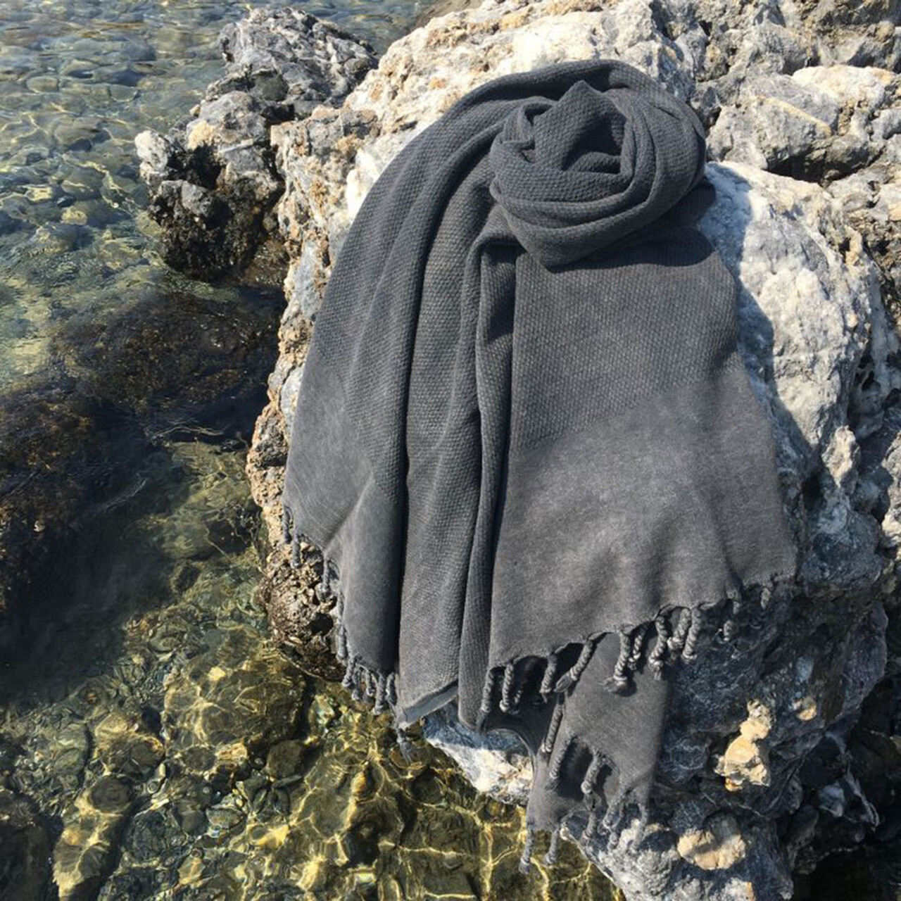 Prosop de plaja, L'essentiel Maison, Taslanmis, Antracit - imagine 3